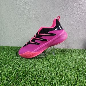 Adidas US 12.5 Men's Pink Black Lifestyle Basketball Dame Certified 3  JI1545